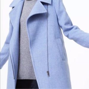Ann Taylor Sweet Peri Moto Coat